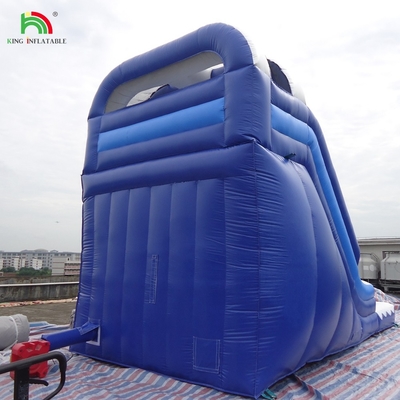 Deslizamiento de agua gigante comercial inflables para niños Deslizamiento de agua inflables al aire libre con piscina