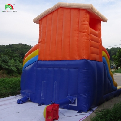 Precio de fábrica doble tobogán de agua inflable tobogán comercial tobogán de agua