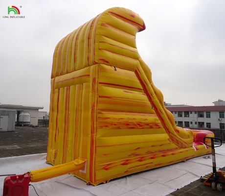 Jardín al aire libre Niños Bounce House húmedo tobogán acuático saltadores trópicos tobogán acuático comercial inflable