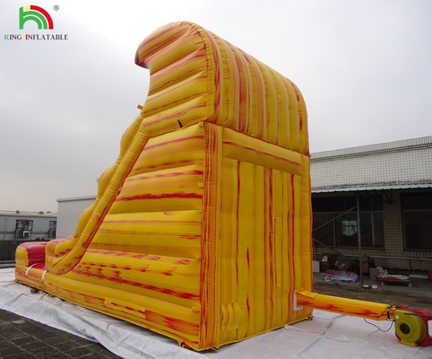 Jardín al aire libre Niños Bounce House húmedo tobogán acuático saltadores trópicos tobogán acuático comercial inflable