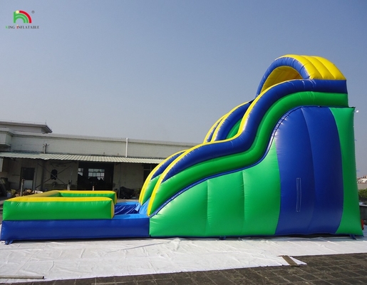 Casa comercial de salto inflable con tobogán acuático Castillo de salto para niños