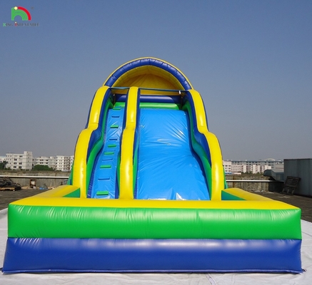 Casa comercial de salto inflable con tobogán acuático Castillo de salto para niños