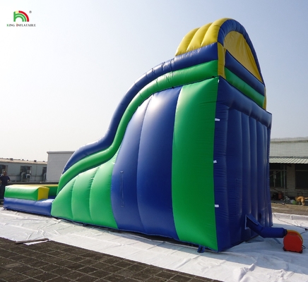 Casa comercial de salto inflable con tobogán acuático Castillo de salto para niños