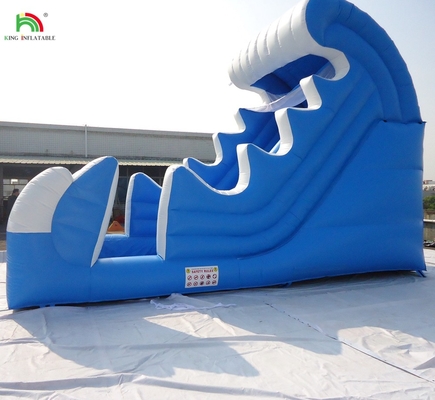 Jardín al aire libre Niños Adultos Grandes toboganes de agua inflables En venta Piscina comercial Parque acuático tobogán casa de salto