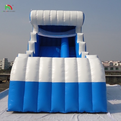 Jardín al aire libre Niños Adultos Grandes toboganes de agua inflables En venta Piscina comercial Parque acuático tobogán casa de salto
