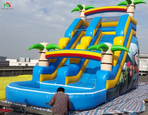 Buen precio tobogán de agua inflable casa de rebote tobogán de agua inflable adulto tobogán de agua inflable adulto
