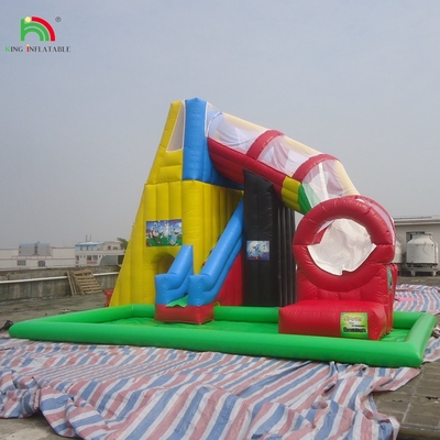 Castillo comercial personalizado para niños patio de juegos inflable trampolín tobogán acuático salto combinado