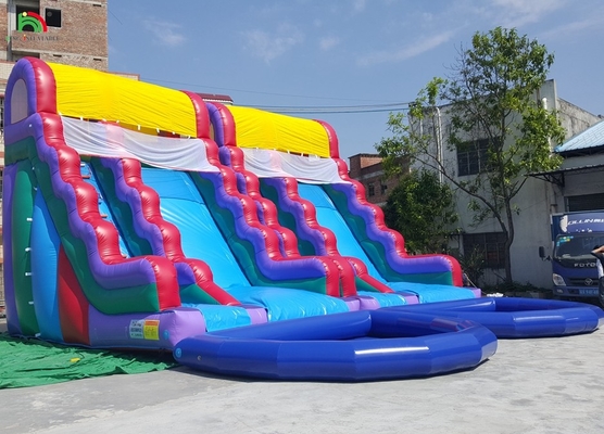 Deslizadores de parque acuático al aire libre personalizados Equipo de juegos de entretenimiento Deslizadores acuáticos comerciales para niños