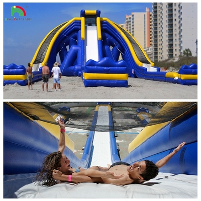Gran tamaño de alta calidad Adultos de 3 carriles Trippo tobogán de agua inflable comercial