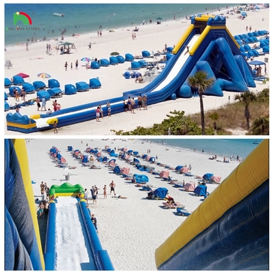 Parque temático comercial de alta calidad tobogán de agua inflable Gran tobogán inflable para parque de diversiones