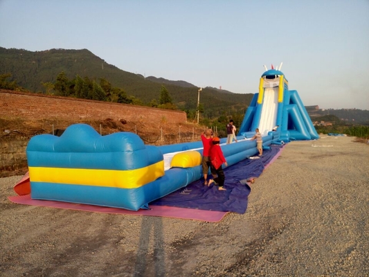 Deslizador de agua inflable gigante comercial al aire libre, deslizador de agua inflable a la venta