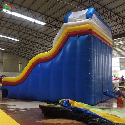Deslizamiento Inflable Seco Deslizamiento Inflable De Agua Para Piscinas Deslizamiento Inflable Para Parques Acuáticos