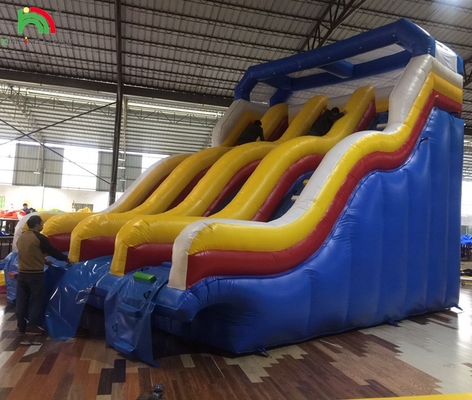 Deslizamiento Inflable Seco Deslizamiento Inflable De Agua Para Piscinas Deslizamiento Inflable Para Parques Acuáticos
