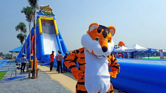 Joyful Fun Precio de fábrica Deslizador de agua inflable largo para adultos Deslizador inflable grande
