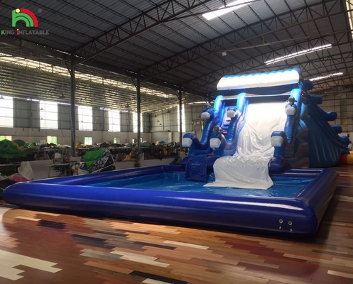 Venta caliente de toboganes de agua inflables comercial toboganes de agua inflables con piscina toboganes de agua inflables mayorista