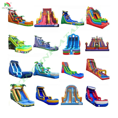 Personalización de fábrica tobogán de agua inflable comercial para adultos y niños