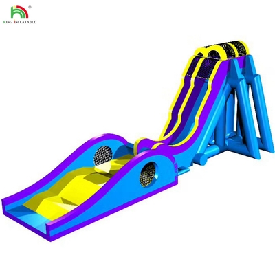 Estilos múltiples personalizados Deslizador de agua inflable con sistema de soplador continuo