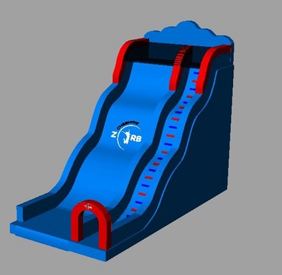 Estilos múltiples personalizados Deslizador de agua inflable con sistema de soplador continuo