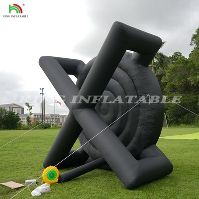 Tabla de Dardo de Fútbol Inflable al aire libre Con 8pcs Balón de Fútbol 370W Cuadro de soporte de soplador para el juego deportivo Kick Dartboard