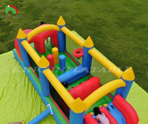 Niños Curso de obstáculos inflables Juego de obstáculos inflables