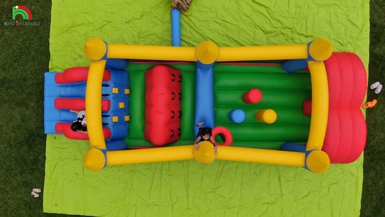 Niños Curso de obstáculos inflables Juego de obstáculos inflables