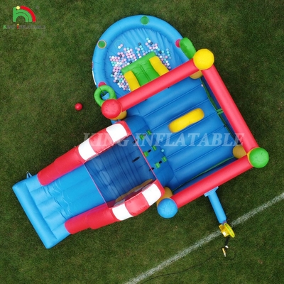Casa de salto inflable comercial para niños Castillo de salto de obstáculos para exteriores interiores
