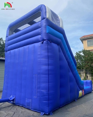 Deslizadores de agua inflables comerciales con deslizador de piscina para niños Deslizadores de agua inflables