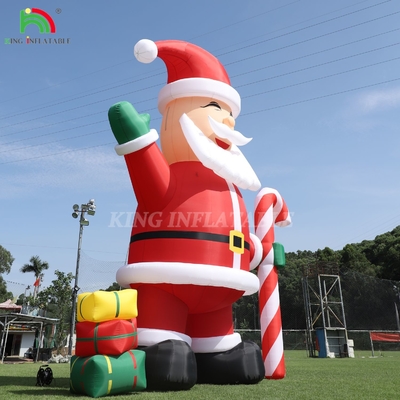 20 pies 26 pies 33 pies Navidad decoración al aire libre gigante inflada Santa Claus para la publicidad