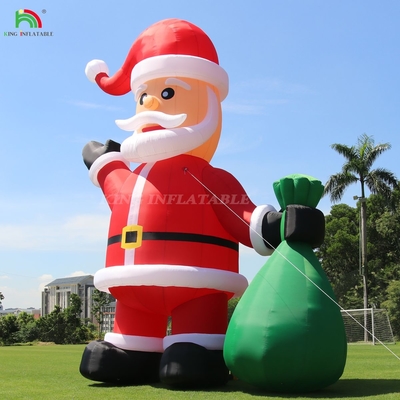 20ft 26ft 33ft 40ft Navidad inflables Santa para jardín de jardín al aire libre x decoración de la fiesta de Navidad