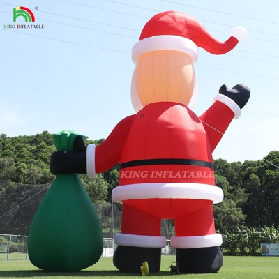 20ft 26ft 33ft 40ft Navidad inflables Santa para jardín de jardín al aire libre x decoración de la fiesta de Navidad