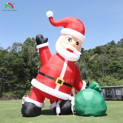 20ft 26ft 33ft 40ft Navidad inflables Santa para jardín de jardín al aire libre x decoración de la fiesta de Navidad
