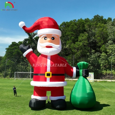 20ft 26ft 33ft 40ft Navidad inflables Santa para jardín de jardín al aire libre x decoración de la fiesta de Navidad