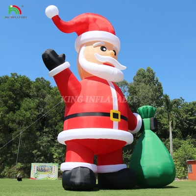 20ft 26ft 33ft 40ft Navidad inflables Santa para jardín de jardín al aire libre x decoración de la fiesta de Navidad