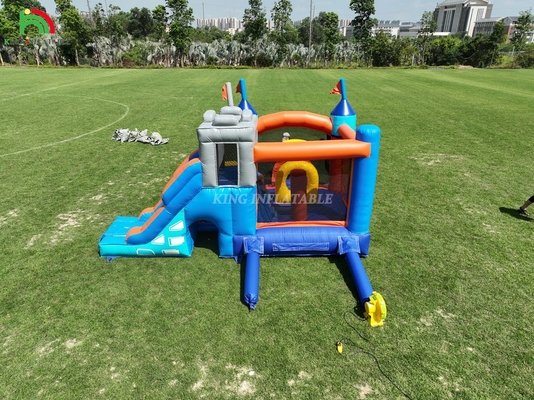 Commercial Inflable Casa Combo Salto Castillo con toboganes y Fosa de Bola Inflable Salto Castillo para Niños
