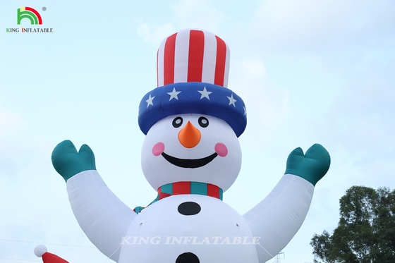 26/33FT Muñeco de nieve de Navidad Inflable Gigante Muñeco de nieve inflable con soplador para Navidad Fiestas Fiestas al aire libre Decoración de jardín
