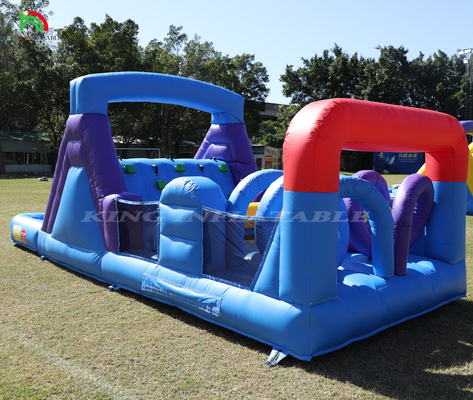 Commercial al aire libre Inflable Bouncer Combo Bounce House Niños Fiesta Castillo Rebordante Con Slide Ball Pit Escalada Blower de obstáculos