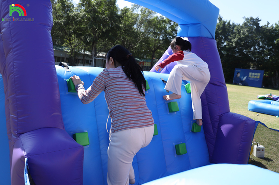 Commercial al aire libre Inflable Bouncer Combo Bounce House Niños Fiesta Castillo Rebordante Con Slide Ball Pit Escalada Blower de obstáculos