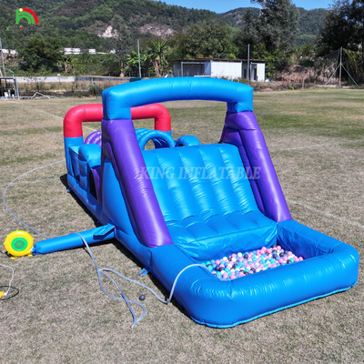 Commercial al aire libre Inflable Bouncer Combo Bounce House Niños Fiesta Castillo Rebordante Con Slide Ball Pit Escalada Blower de obstáculos