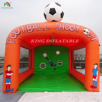 Juego de tiros de fútbol inflable, tiro de fútbol inflable.