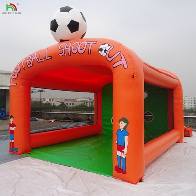 Juego de tiros de fútbol inflable, tiro de fútbol inflable.
