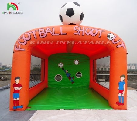 Juego de tiros de fútbol inflable, tiro de fútbol inflable.