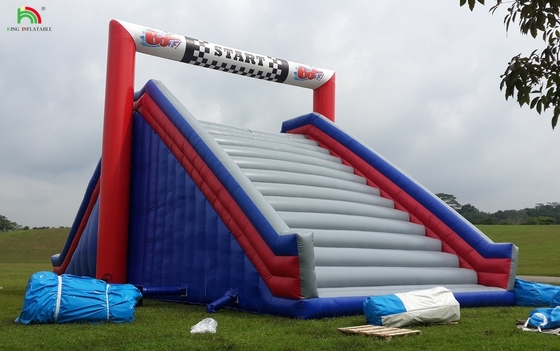Curso de obstáculos inflable seguro y antideslizante escalera de salida combinada