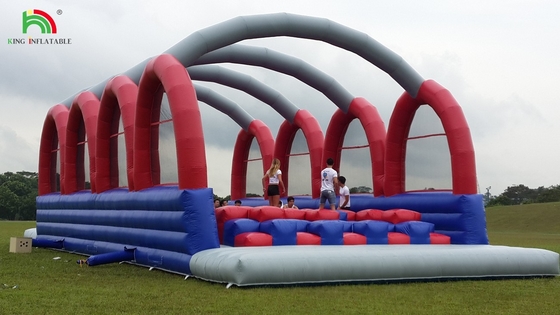 Gran obstáculo inflable Niveles irregulares de la plataforma