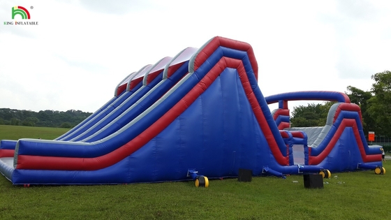 Muro de escalada inflable personalizado Castillo de salto tobogán Obstáculo de diversión Productos deportivos Curso de obstáculos de tierra inflable