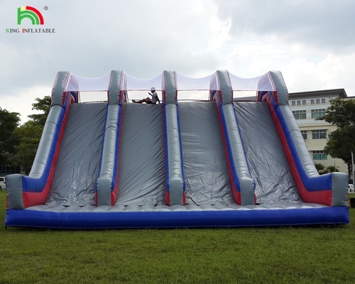 Muro de escalada inflable personalizado Castillo de salto tobogán Obstáculo de diversión Productos deportivos Curso de obstáculos de tierra inflable