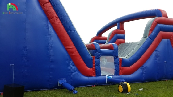 Muro de escalada inflable personalizado Castillo de salto tobogán Obstáculo de diversión Productos deportivos Curso de obstáculos de tierra inflable