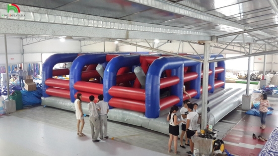 Curso de obstáculos inflables Combo Bouncer Salto Castillo Casa de rebote
