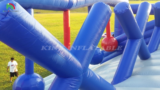 Curso de obstáculos inflables de 5k Cursos de desafío de 5k Combos Equipo de juegos para adultos y niños