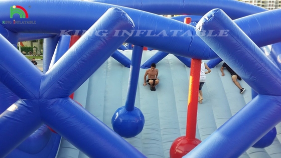 Curso de obstáculos inflables de 5k Cursos de desafío de 5k Combos Equipo de juegos para adultos y niños