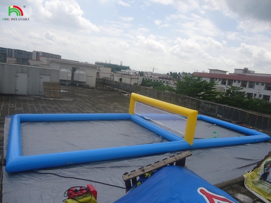 Adultos Niños Volleyball Inflable Arreglado Juegos Deportivos Inflables Volleyball Inflable Piscina Con Red